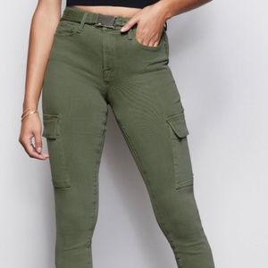Good American Cargo skinny jean NWOT